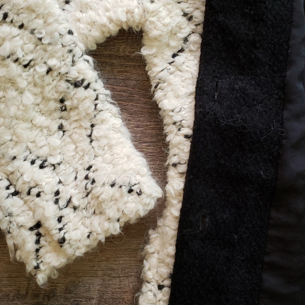 NWT! Free People High Collar Boucle Coat - Picture 11 of 14